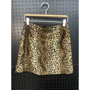 Women's Hugo Buscati Animal Print Size 2 Lined Skirt (133)‎